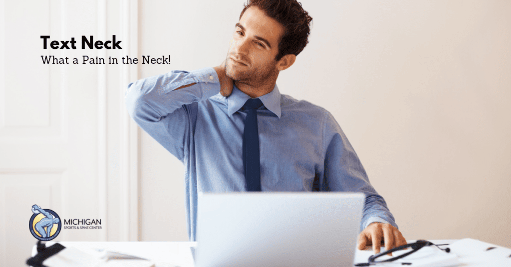 Text Neck – What a Pain in the Neck