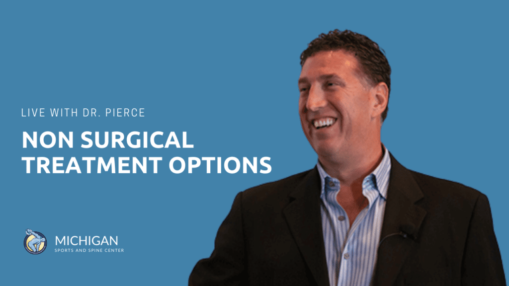 Dr. Jeff S. Pierce EXPLAINS Non-Surgical Treatment Options offered at ...