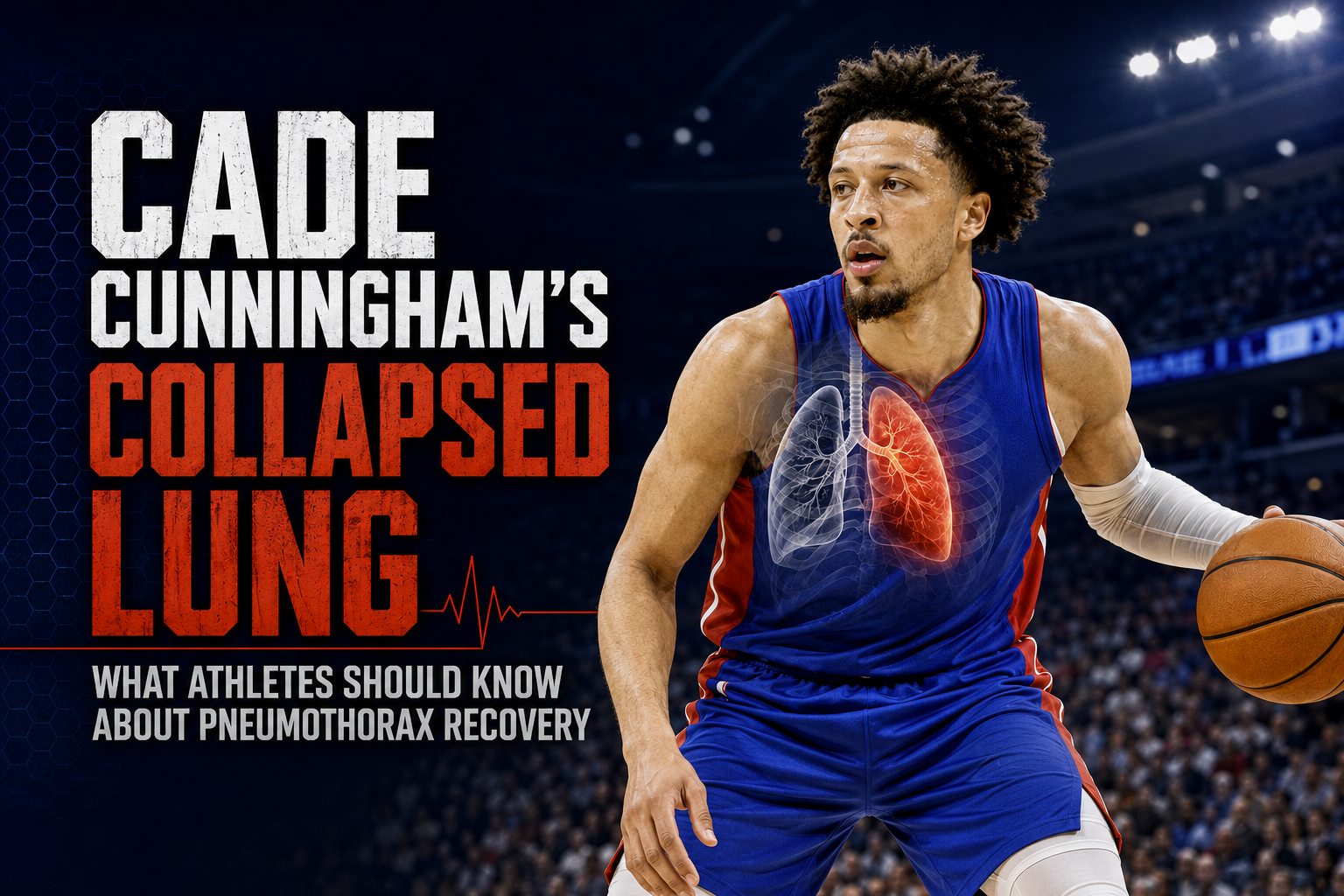 Dr Jeff Pierce, Medical Director of Michigan Sports and Spine, REACTS to Detroit Pistons star Cade Cunningham's collapsed lung