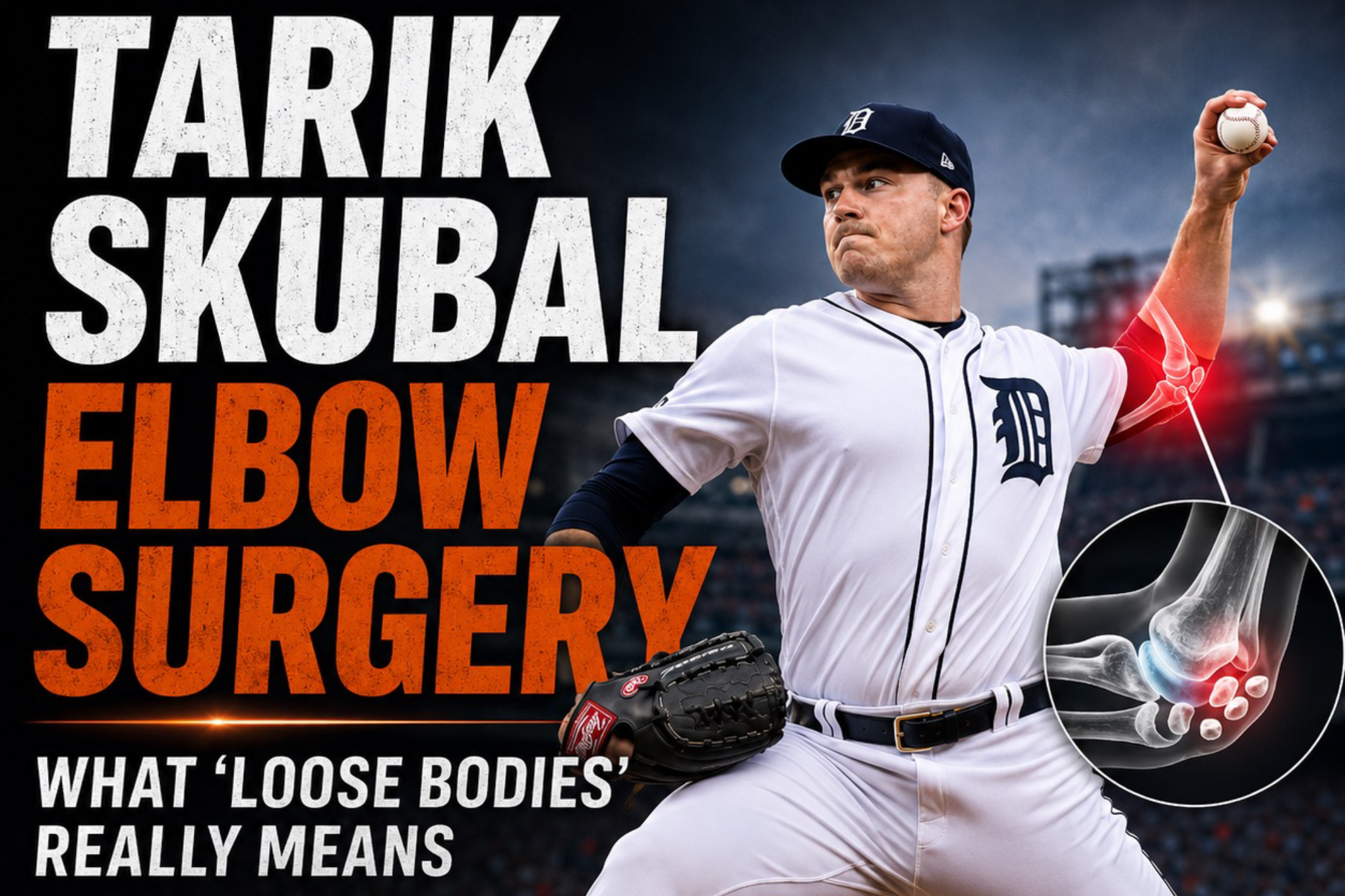 Tarik Skubal Elbow Surgery: Dr. Jeff Pierce Explains Why “Loose Bodies” May Not Be a Worst-Case Injury