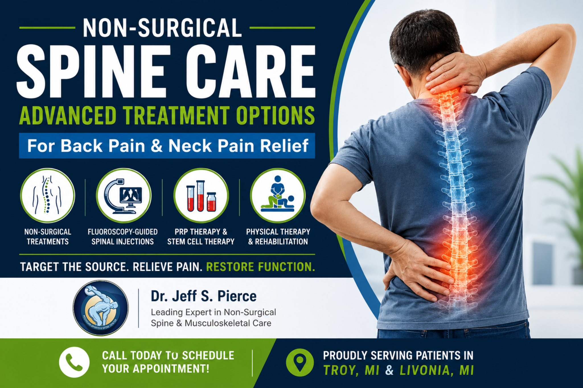 Non-Surgical Spine Care in Michigan: Advanced Treatment Options for Back Pain and Neck Pain